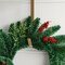 20" Unlit Christmas Greenery Wreath with Red Berries Holiday Door or Wall Decoration